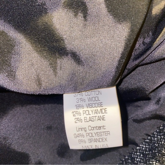 THEORY Black Wool Blend Blazer Women’s Size 4 Classic One Button Style - Picture 5 of 12